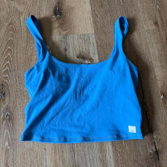 Vuori Tops - Vuori Blue The Daily Crop Tank Top Size S